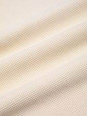 Waternish Long Sleeve Tee in Natural Brushed Waffle