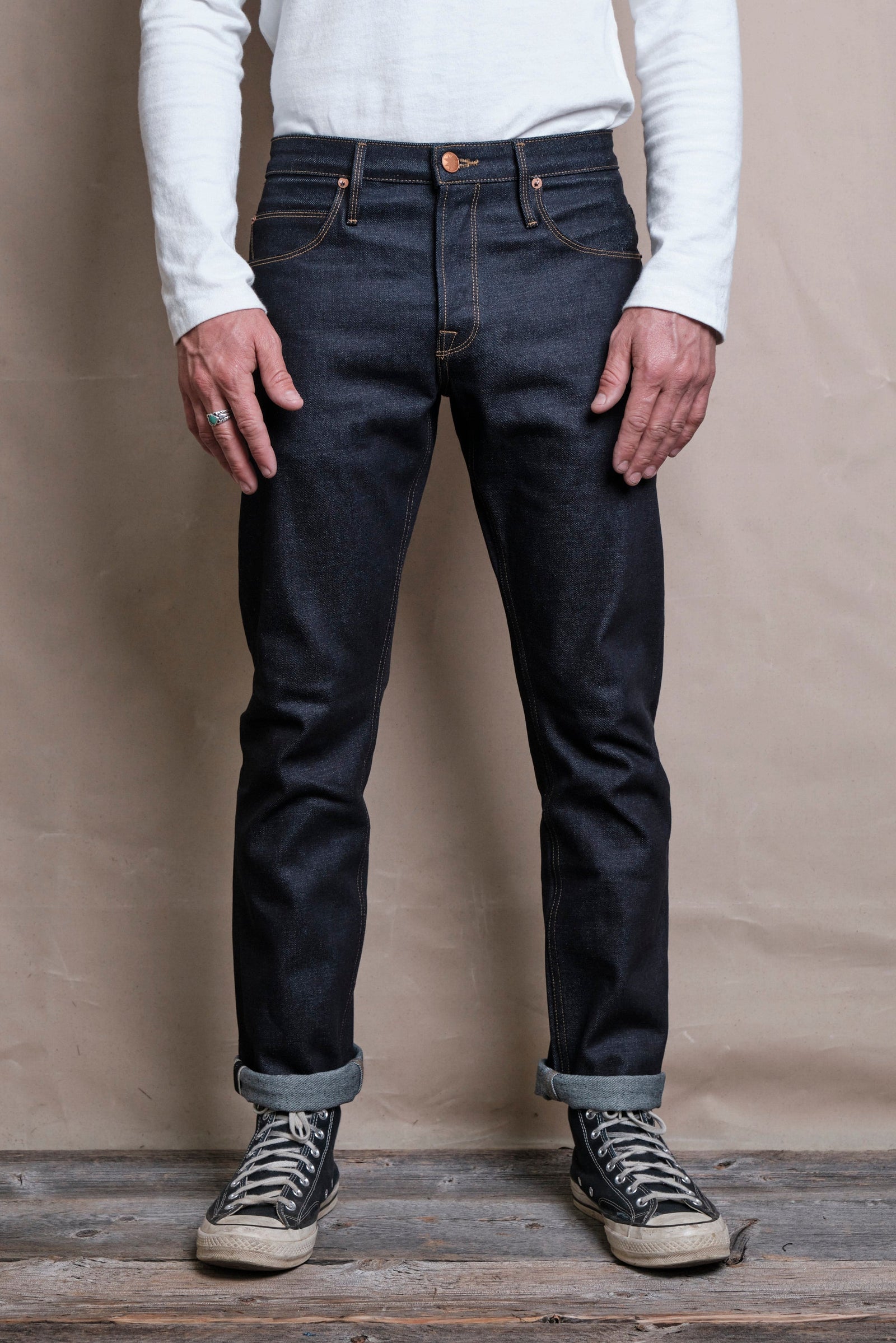 Avila Slim Taper 14.50 ounce Kaihara Denim