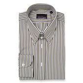 Sage Bengal Stripe Tab Collar Shirt