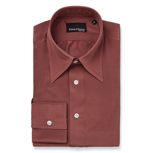 Terracotta Silk Shirt