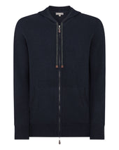 Men's Ladbroke Cashmere Hoodie Navy Blue