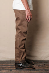 Belford Straight 15 ounce Brown Denim