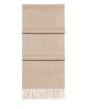 Unisex Woven Cashmere Scarf Oatmeal Brown