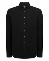 Men's Cannes Soft Cotton Flannel Shirt Black