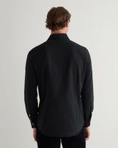 Men's Cannes Soft Cotton Flannel Shirt Black
