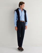 Men's Cannes Soft Cotton Flannel Shirt Blue