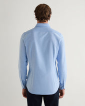 Men's Cannes Soft Cotton Flannel Shirt Blue