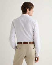 Men's Cannes Soft Cotton Flannel Shirt White