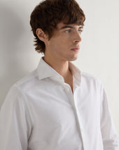 Men's Cannes Soft Cotton Flannel Shirt White