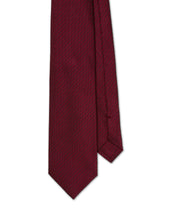 Red Chevron Silk Tie