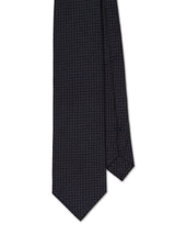 Navy Honeycomb Silk Tie