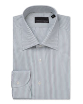 Green Multi Stripe Classic Collar Shirt