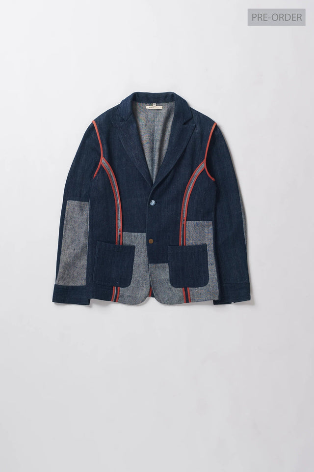 Summer Jacket With Inside Out Patchwork