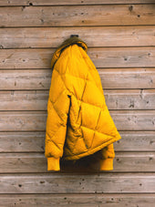 Dunbar Padded Jacket in Yellow Recycled Nylon