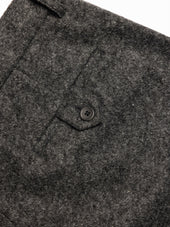 Wick Trouser in Charcoal Bonded Wool
