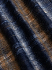 Haston Jacket in Navy Check Brushed Wool