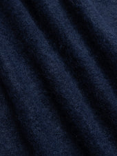 Muirfield Argyle Cardigan in Navy Brushed Mohair