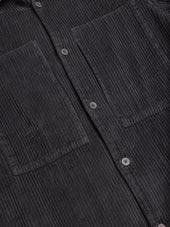 Durno Overshirt in Charcoal Jumbo Cord