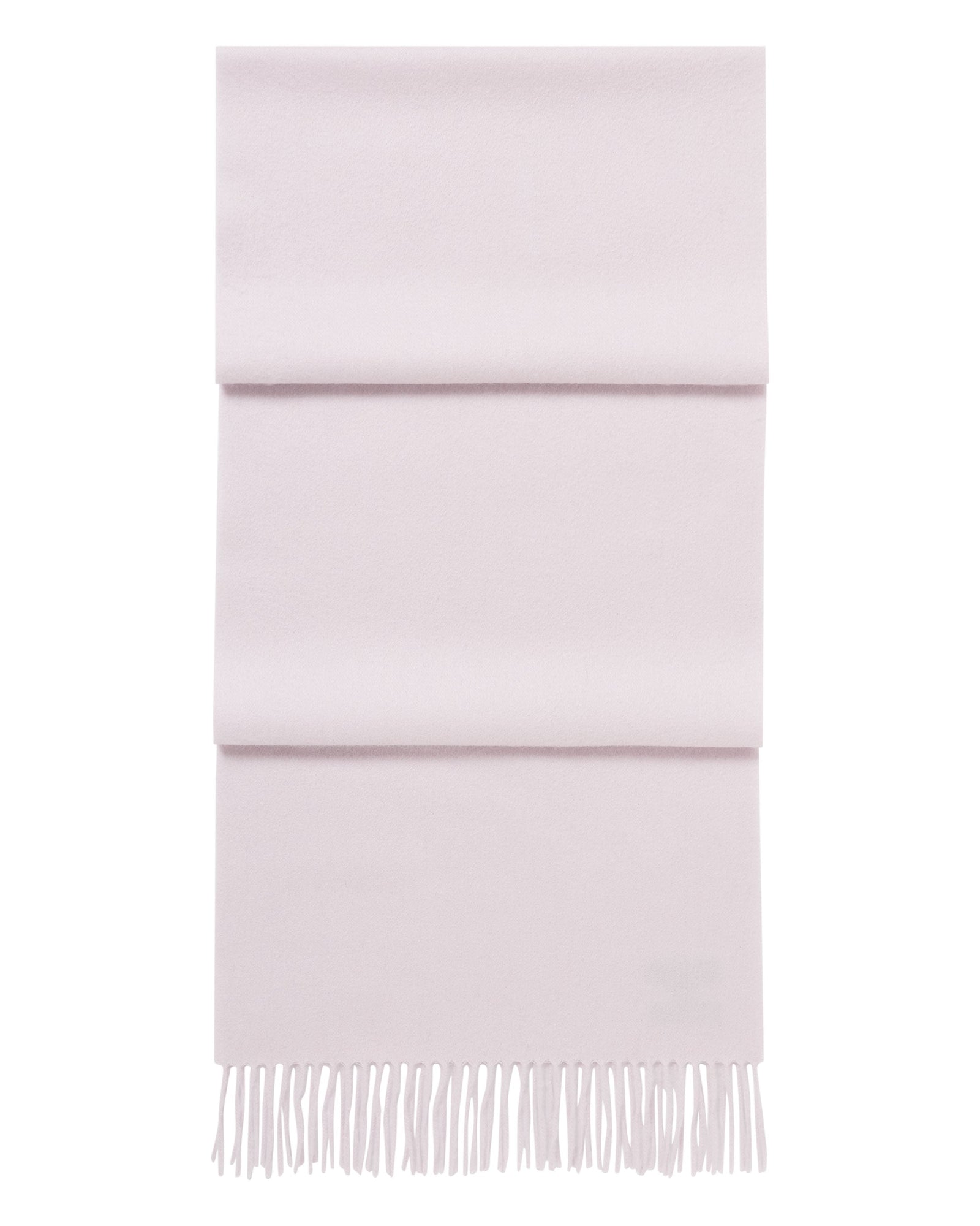 Unisex Large Woven Cashmere Scarf Chalk Pink