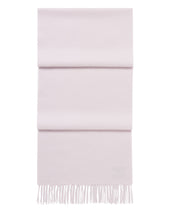 Unisex Large Woven Cashmere Scarf Chalk Pink