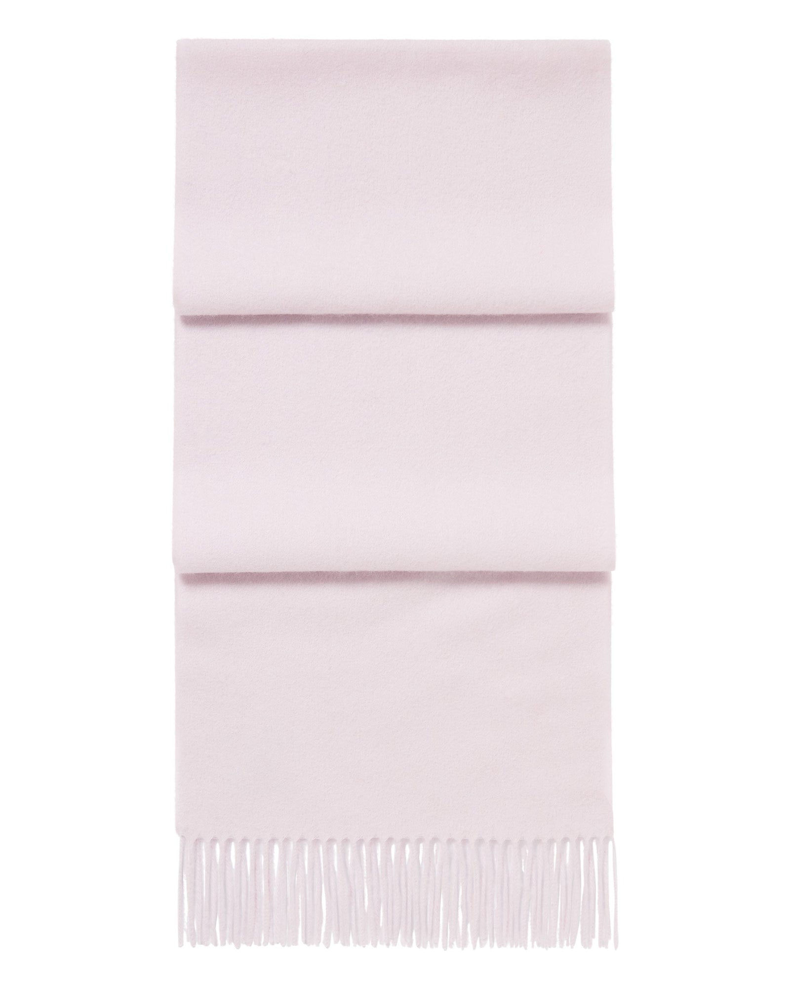 Unisex Woven Cashmere Scarf Chalk Pink