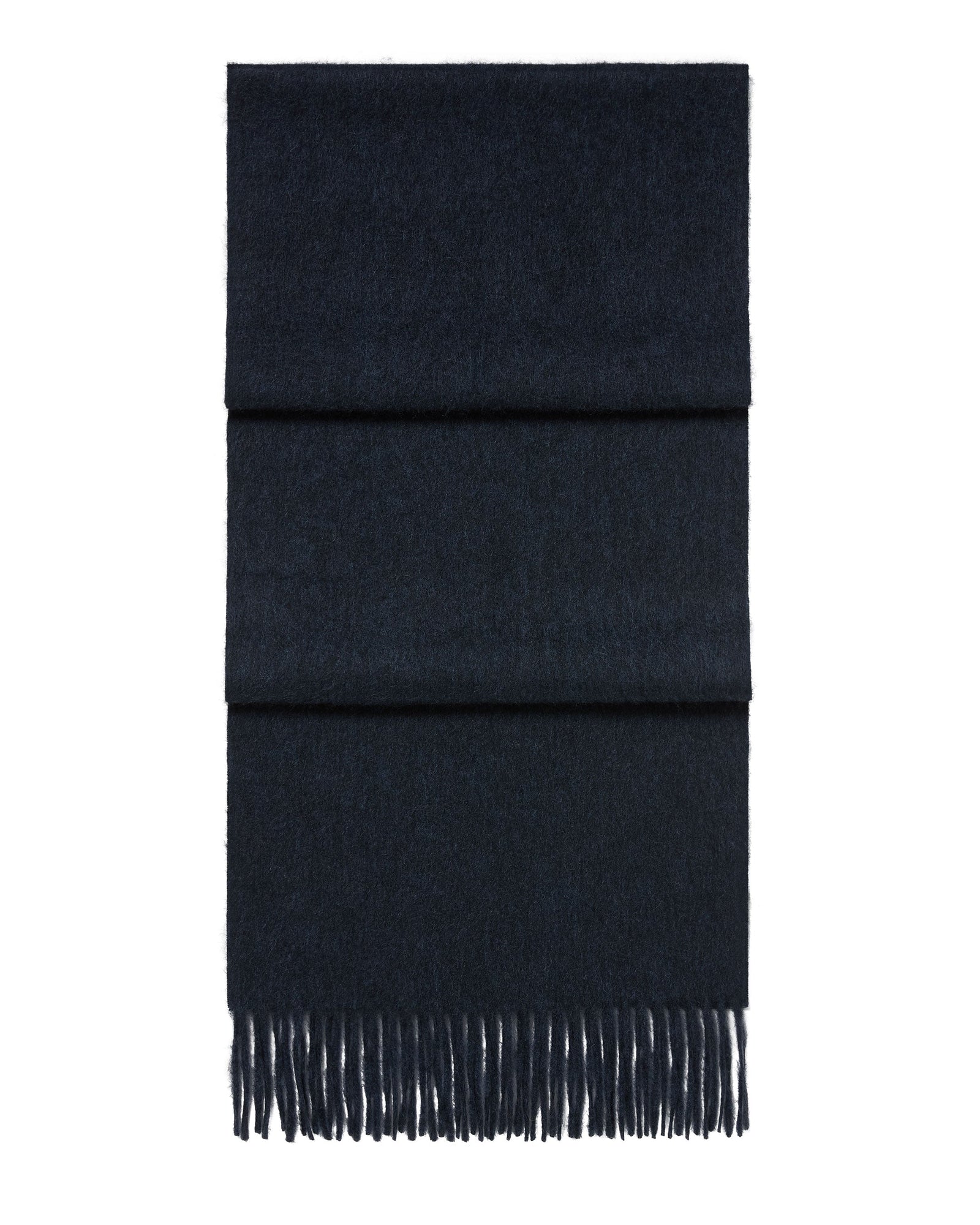 Unisex Woven Cashmere Scarf Indigo Blue