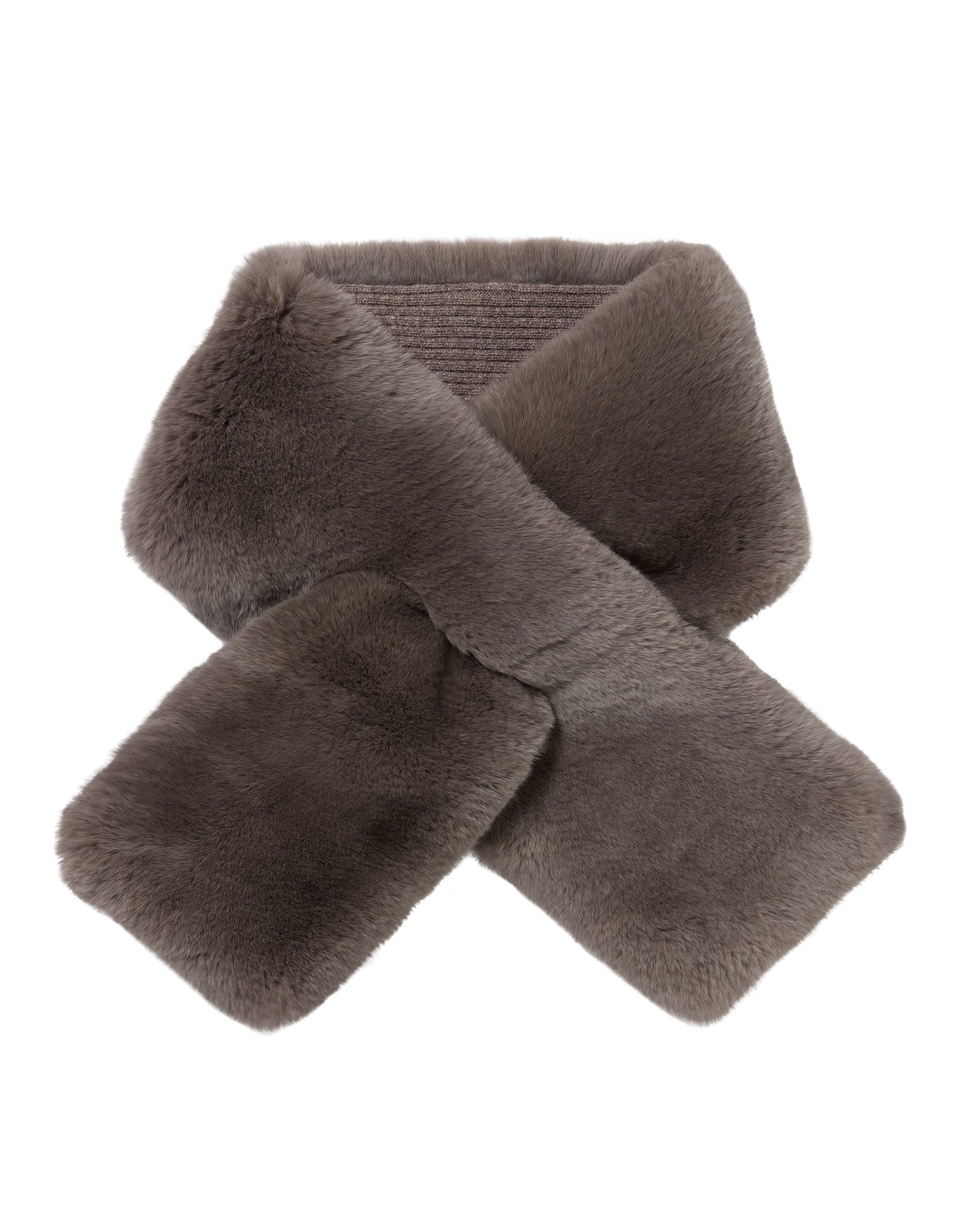Unisex Fur Neckwarmer Otter Brown