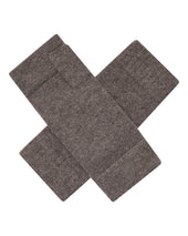 Unisex Fingerless Cashmere Gloves Otter Brown