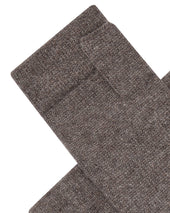 Unisex Fingerless Cashmere Gloves Otter Brown