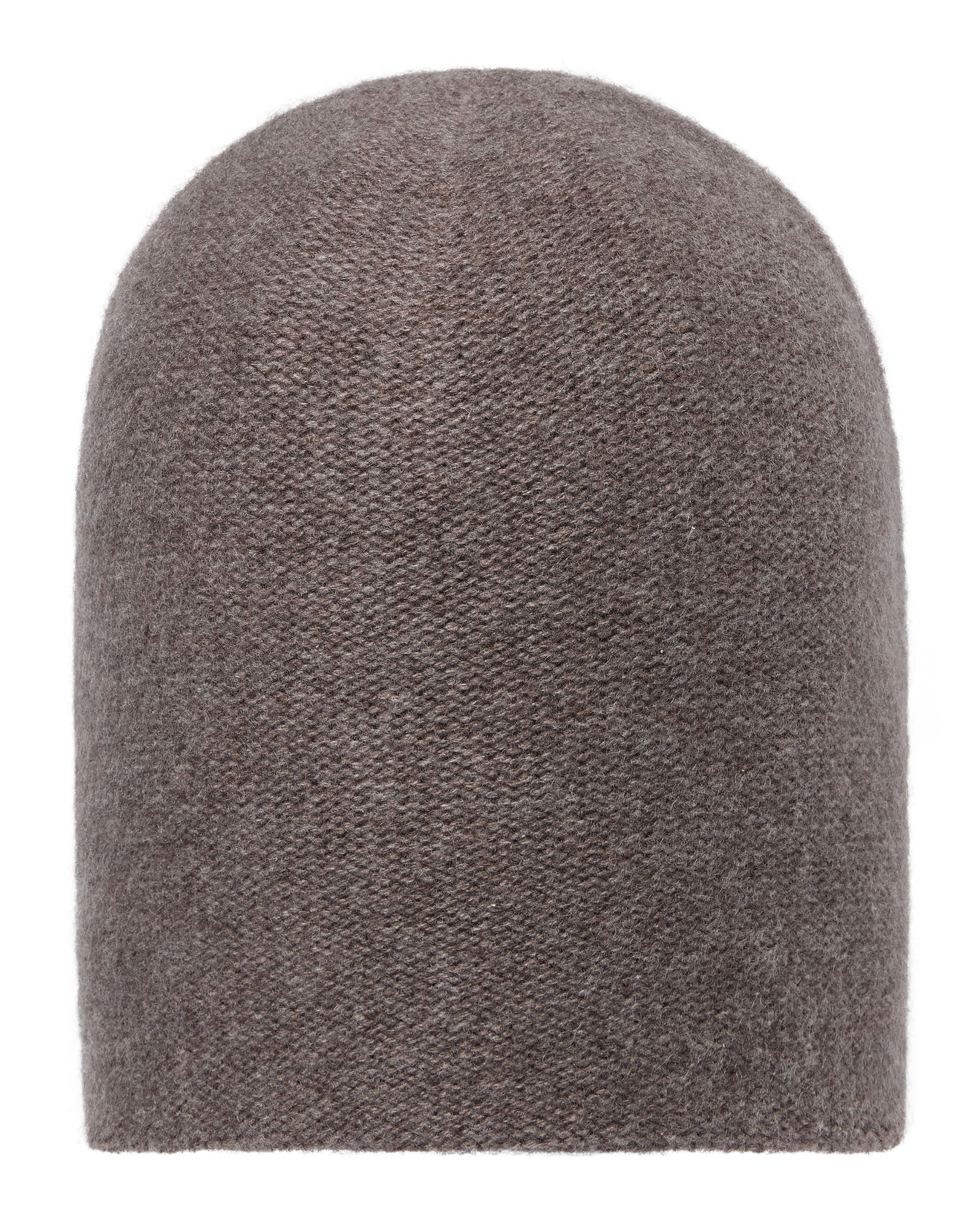 Unisex Double Layer Cashmere Beanie Otter Brown