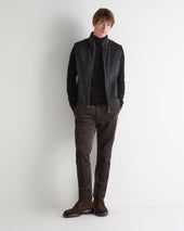 Men's Trafalgar Roll Neck Cashmere Jumper Black