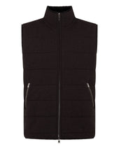 Men's Vermont Fur Lined Gilet Chocolate Brown