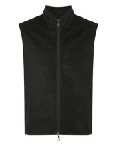Men S Belgravia Cashmere Gilet Dark Grey