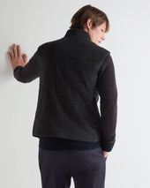 Men S Belgravia Cashmere Gilet Dark Grey