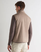 Men's Belgravia Cashmere Gilet Taupe Brown
