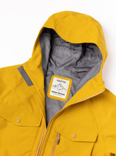 Glenbarr Waterproof Jacket in Yellow Recycled Nylon