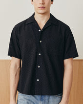 Floral Eyelet SS - Black