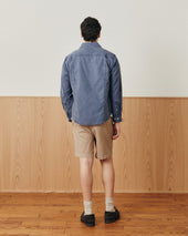 Pigment Dye Canvas LS - Navy
