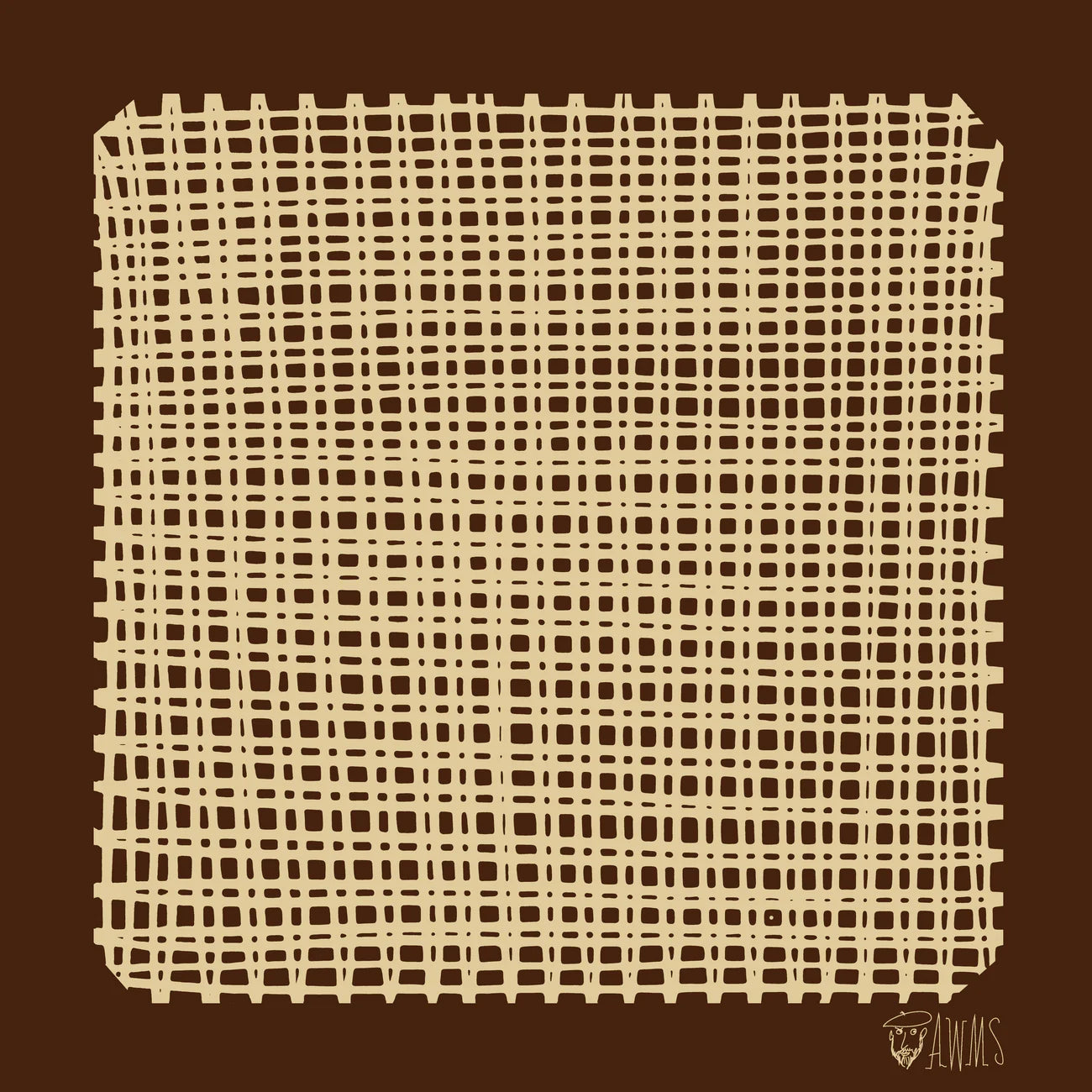 Awms Chowdhury Scarf Scarf Woggle In Rosewood
