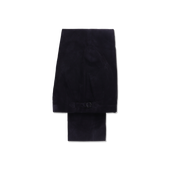 Flat Front Trouser in Navy Cashmere Mix Corduroy