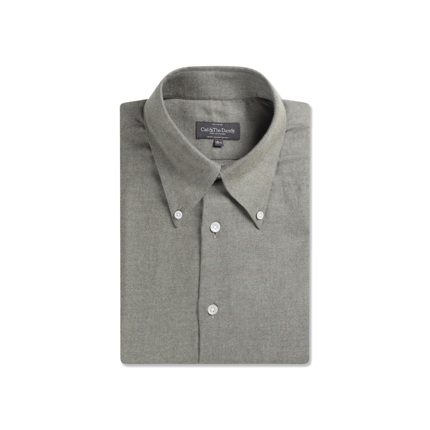 Button Down Shirt In Green Flannel