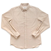 Ivory Twill Flannel Classic Shirt