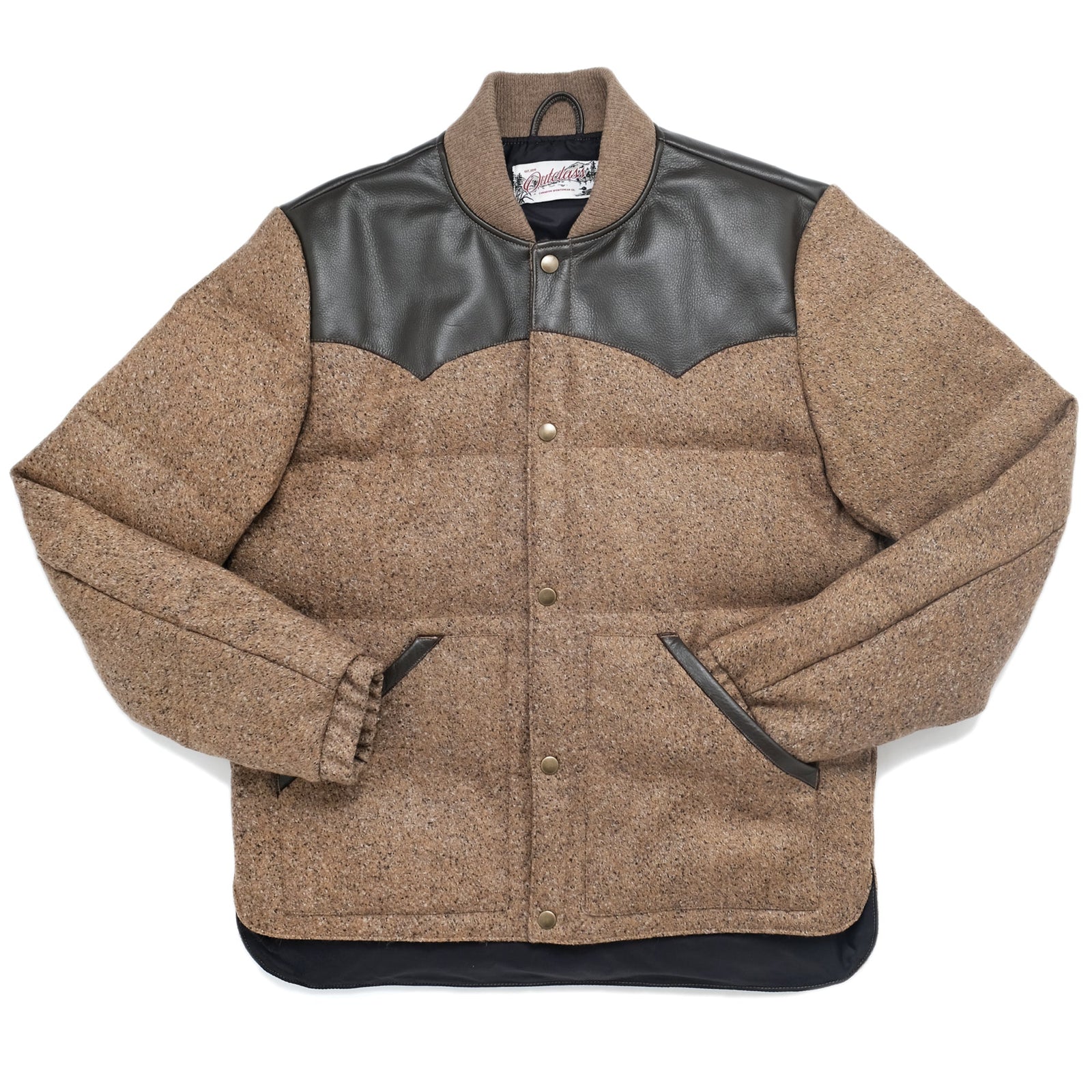 Marl Wool Down Jacket