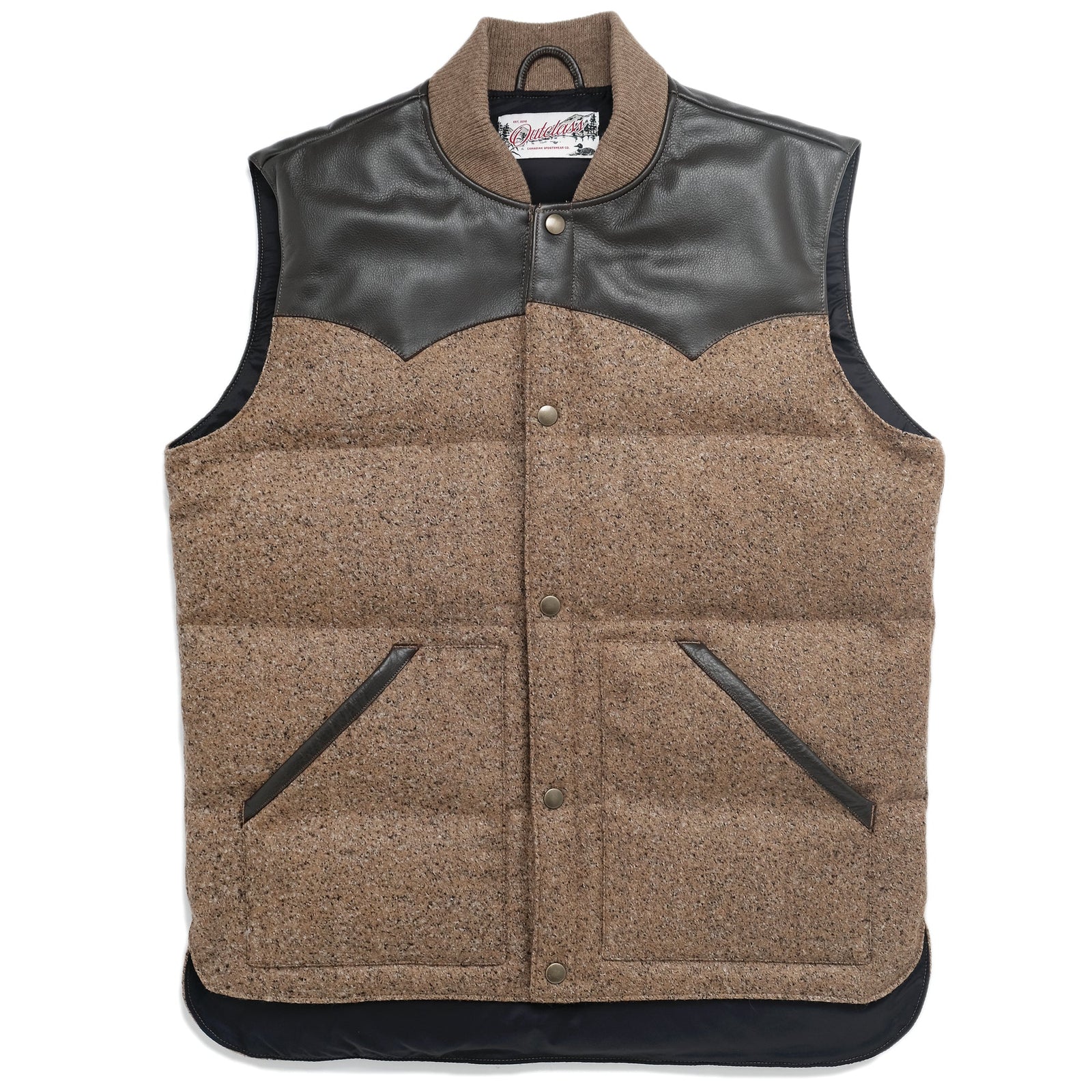 Marl Wool Down Vest