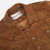 Bronze Printed Corduroy Club Shirt