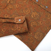 Bronze Printed Corduroy Club Shirt