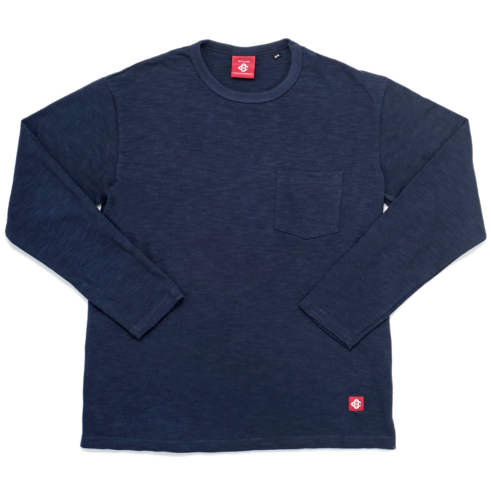 Double Slub L S Pocket T Shirt