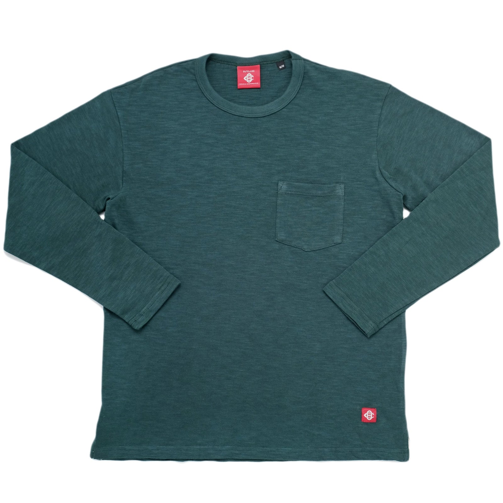 Spruce Double Slub L S Pocket T Shirt
