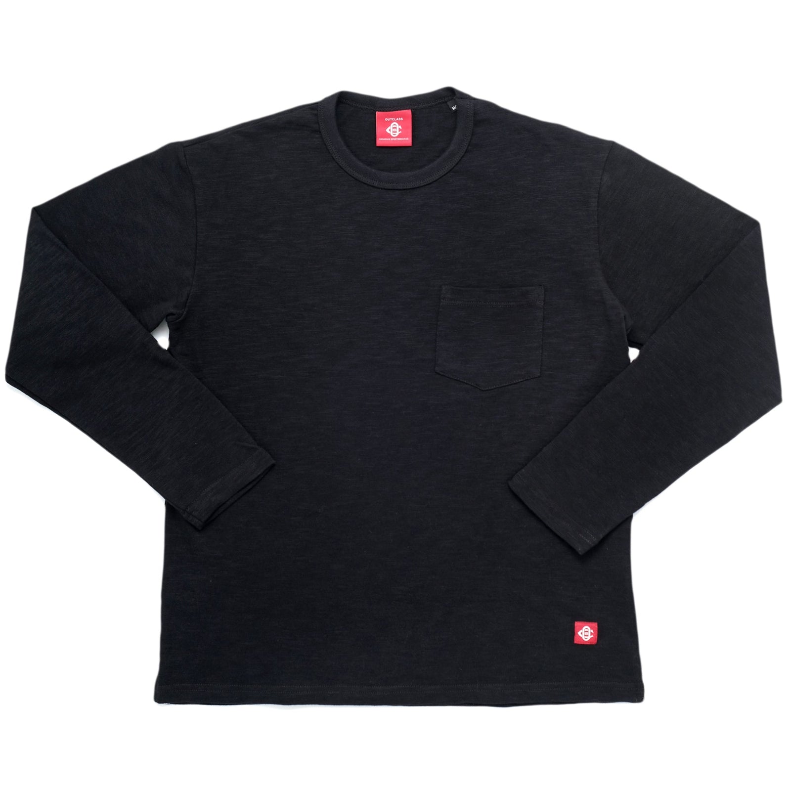 Double Slub L S Pocket T Shirt