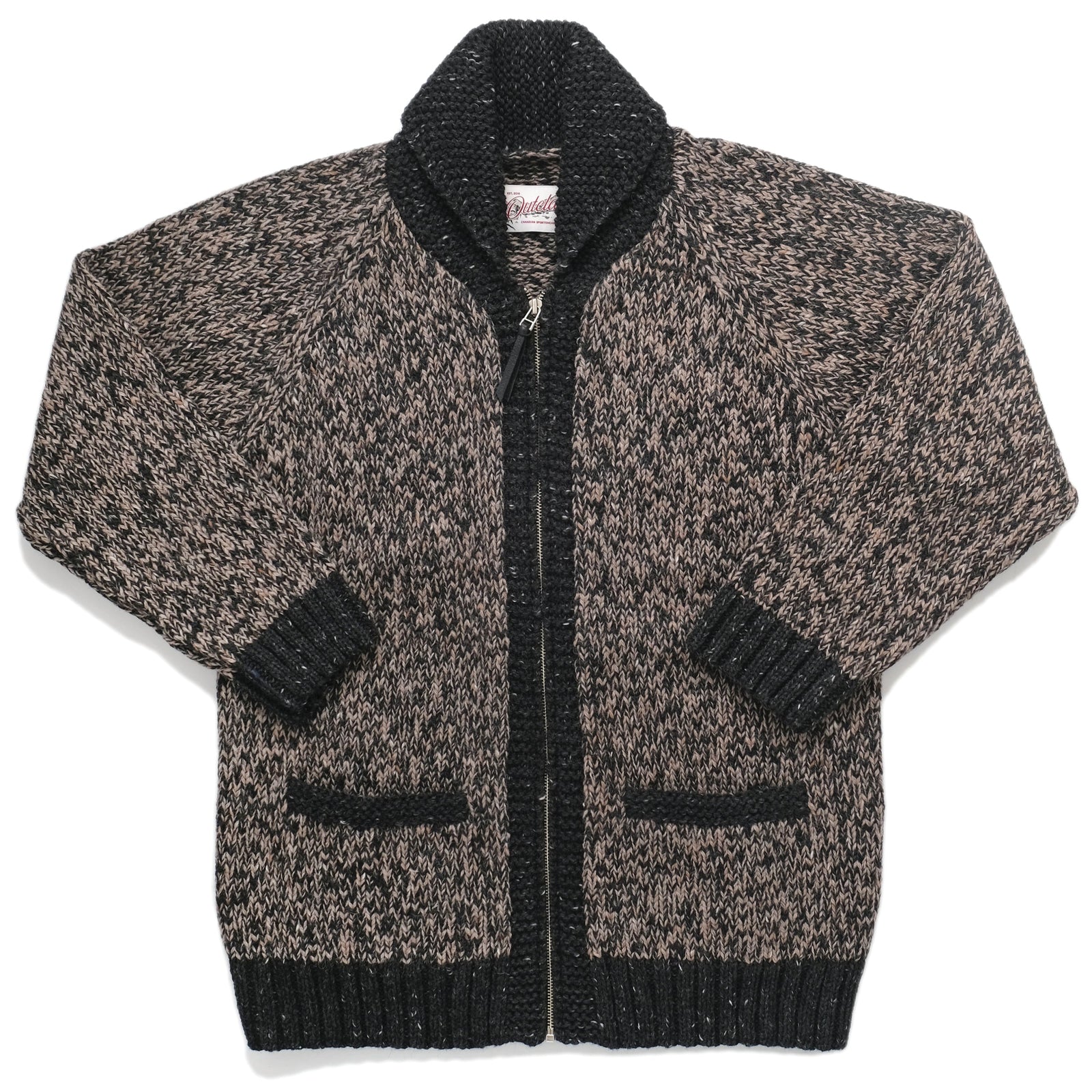 Marl Zip Cardigan